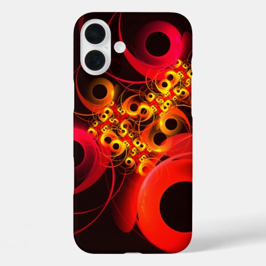 Kleurrijke cirkels Modern Abstract kunstpatroon #0 Case-Mate iPhone Case (Achterkant)