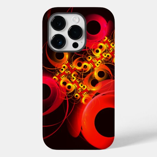Kleurrijke cirkels Modern Abstract kunstpatroon #0 Case-Mate iPhone Case (Achterkant)