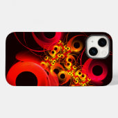 Kleurrijke cirkels Modern Abstract kunstpatroon #0 Case-Mate iPhone Case (Achterkant (horizontaal))