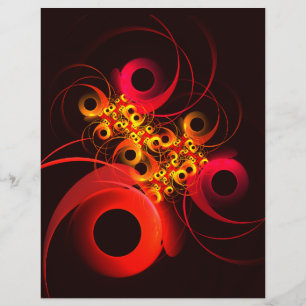 Kleurrijke cirkels Modern Abstract kunstpatroon #0 Flyer