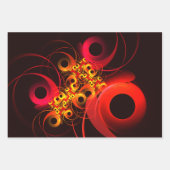 Kleurrijke cirkels Modern Abstract kunstpatroon #0 Inpakpapier Vel (Voorkant)