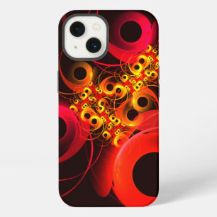 Kleurrijke Cirkels Modern Abstract Kunstpatroon #0 iPhone 13 Hoesje