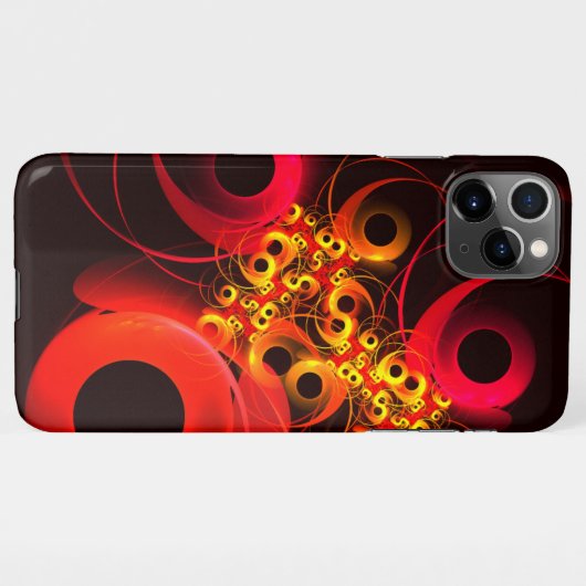 Kleurrijke cirkels Modern Abstract kunstpatroon #0 iPhone Hoesje (Achterkant horizontaal)