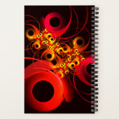 Kleurrijke cirkels Modern Abstract kunstpatroon #0 Notitieboek (Achterkant)