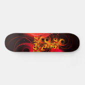 Kleurrijke cirkels Modern Abstract kunstpatroon #0 Persoonlijk Skateboard (Horizontaal)