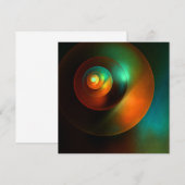 Kleurrijke Cirkels Modern Abstract Kunstpatroon #1 (Voorkant / Achterkant)