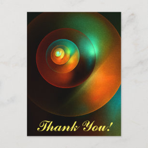 Kleurrijke Cirkels Modern Abstract Kunstpatroon #1 Briefkaart