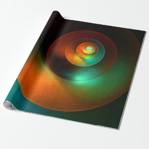 Kleurrijke Cirkels Modern Abstract Kunstpatroon #1 Cadeaupapier