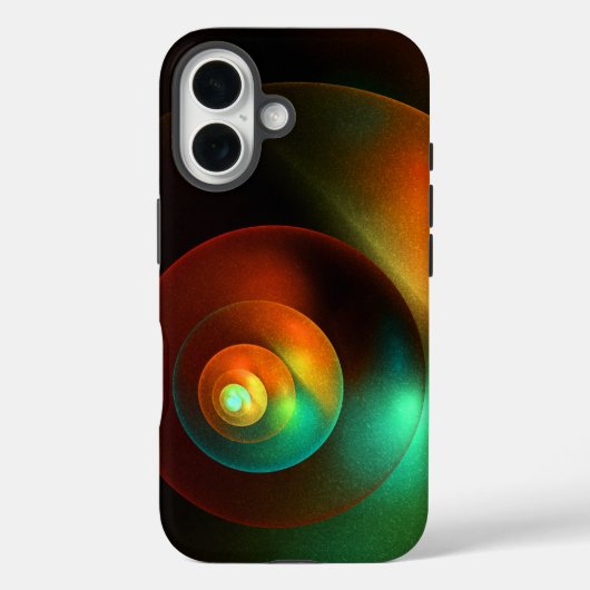 Kleurrijke Cirkels Modern Abstract Kunstpatroon #1 Case-Mate iPhone Case (Achterkant)