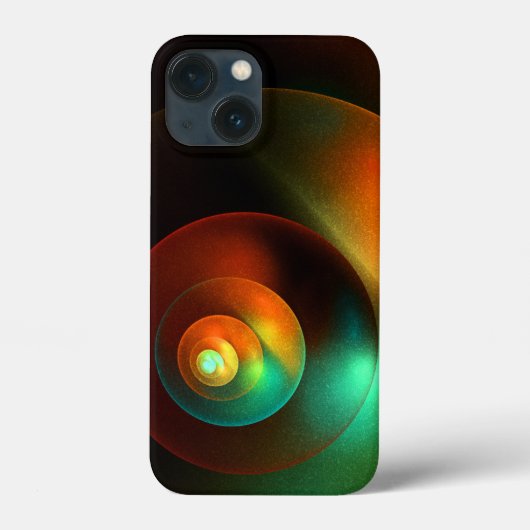 Kleurrijke Cirkels Modern Abstract Kunstpatroon #1 Case-Mate iPhone Case (Achterkant)