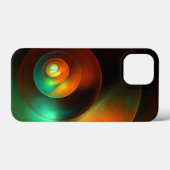 Kleurrijke Cirkels Modern Abstract Kunstpatroon #1 Case-Mate iPhone Case (Achterkant (horizontaal))