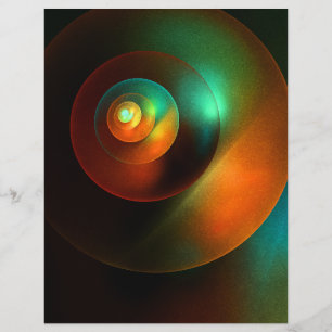 Kleurrijke Cirkels Modern Abstract Kunstpatroon #1 Flyer