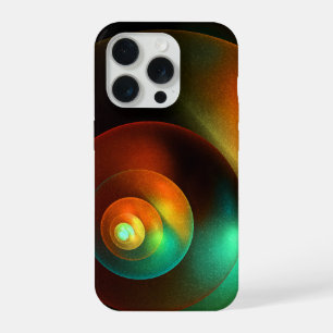 Kleurrijke Cirkels Modern Abstract Kunstpatroon #1 iPhone 15 Pro Case