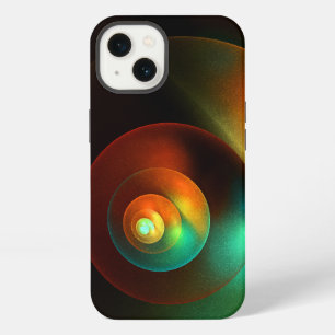 Kleurrijke Cirkels Modern Abstract Kunstpatroon #1 iPhone 13 Hoesje