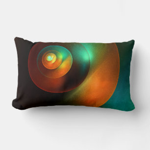 Kleurrijke Cirkels Modern Abstract Kunstpatroon #1 Kussen