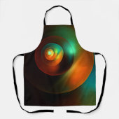 Kleurrijke Cirkels Modern Abstract Kunstpatroon #1 Schort (Voorkant)