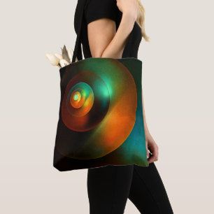 Kleurrijke Cirkels Modern Abstract Kunstpatroon #1 Tote Bag