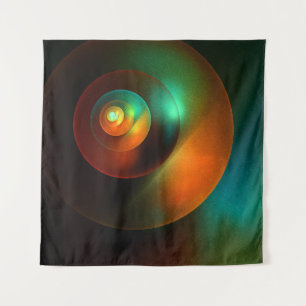 Kleurrijke Cirkels Modern Abstract Kunstpatroon #1 Wandkleed