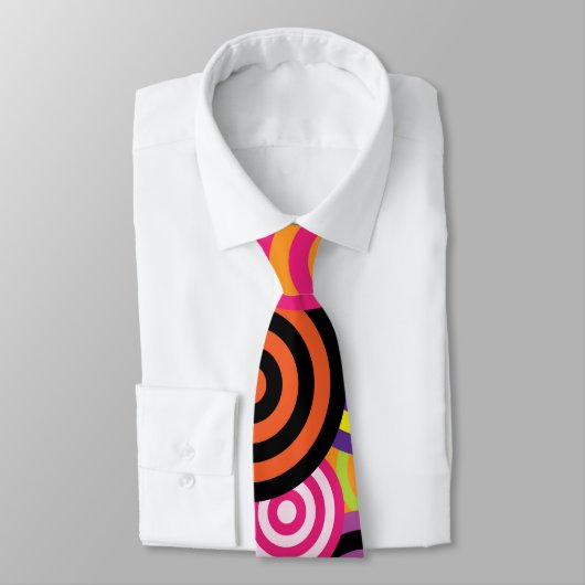 Kleurrijke cirkels partij stropdas (Gebonden)