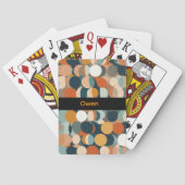 Kleurrijke cirkels pokerkaarten (Achterkant)