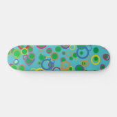 Kleurrijke Cirkels Skateboard (Horizontaal)