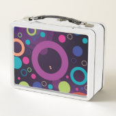 Kleurrijke cirkels Spelen Gepersonaliseerd PAARS (Achterkant)