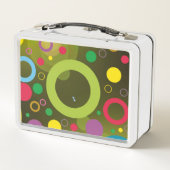 Kleurrijke cirkels Spots Rings gepersonaliseerde G (Achterkant)