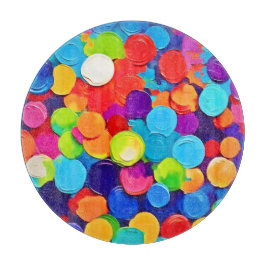 Kleurrijke Cirkels Symphony Art Snijplank
