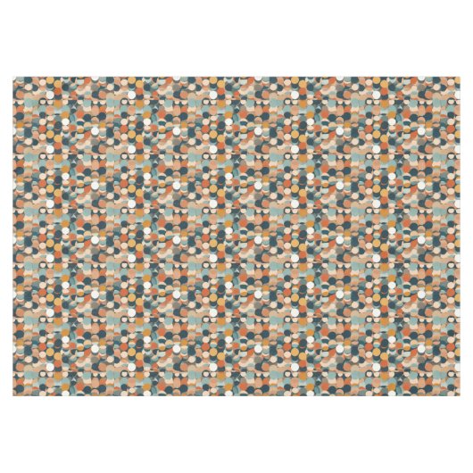 Kleurrijke cirkels tafelkleed (Voorkant (Horizontaal))