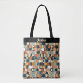 Kleurrijke cirkels tote bag (Voorkant)