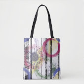 Kleurrijke cirkels tote bag (Voorkant)