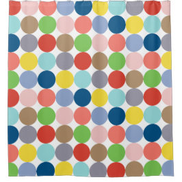 kleurrijke cirkels van pastelkleur... douchegordijn