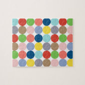 kleurrijke cirkels van pastelkleur... legpuzzel (Horizontaal)