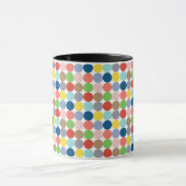 kleurrijke cirkels van pastelkleur... mok (Midden)