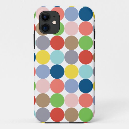 kleurrijke cirkels van pastelkleuren... Case-Mate iPhone case (Achterkant)
