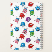 Kleurrijke Cirkeltekens Notitieboek (Achterkant)