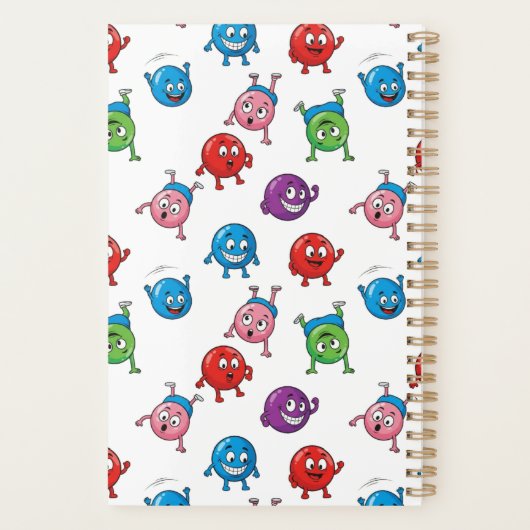 Kleurrijke Cirkeltekens Planner (Achterkant)