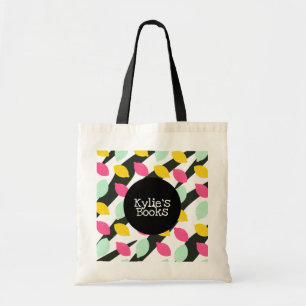 Kleurrijke Citroen Limonade Bibliotheek Boeken Tote Bag