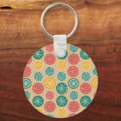 Kleurrijke citroenen sleutelhanger (Achterkant)