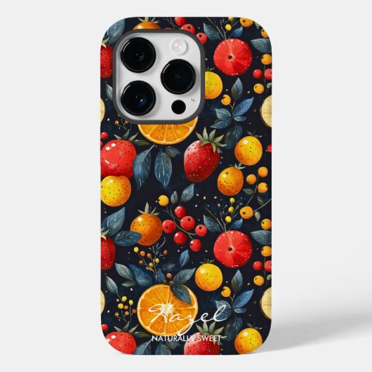 Kleurrijke citrus en bessen Delight Case-Mate iPhone Case (Achterkant)