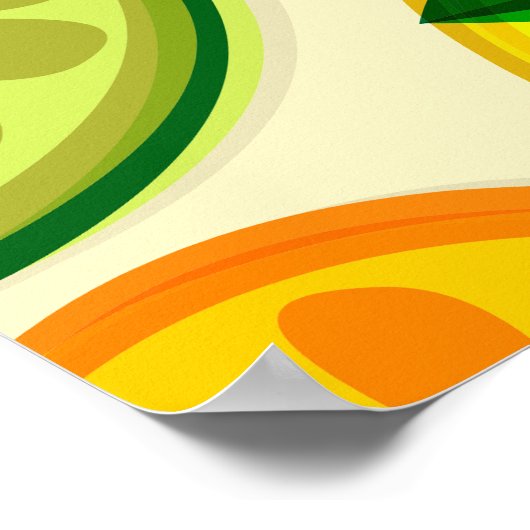 Kleurrijke citrus l Zomerfruit l Sinaasappel l Gee Poster (Hoek)