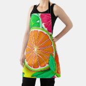 Kleurrijke Citrus Pop Art Schort (Insitu)