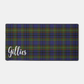 Kleurrijke Clan Gillies Tartan Plaid Bureaumat (Voorkant)