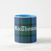 Kleurrijke Classic MacThomas Tartan Plaid Mok (Midden)