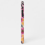 Kleurrijke Classy Delicate Waterverf Flowers iPhone Hoesje (Linkerkant)