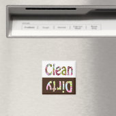 Kleurrijke Clean/Dirty Dish Washer Magnet (Insitu (Vaatwasser))