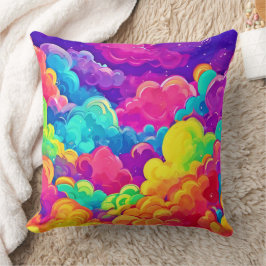 Kleurrijke Cloudscape Art Kussen