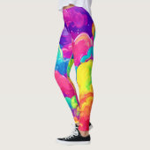 Kleurrijke Cloudscape Art Leggings (Links)