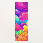 Kleurrijke Cloudscape Art Yogamat (Voorkant)