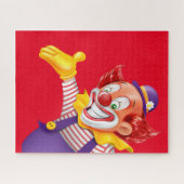 Kleurrijke clown Face Legpuzzel (Horizontaal)
